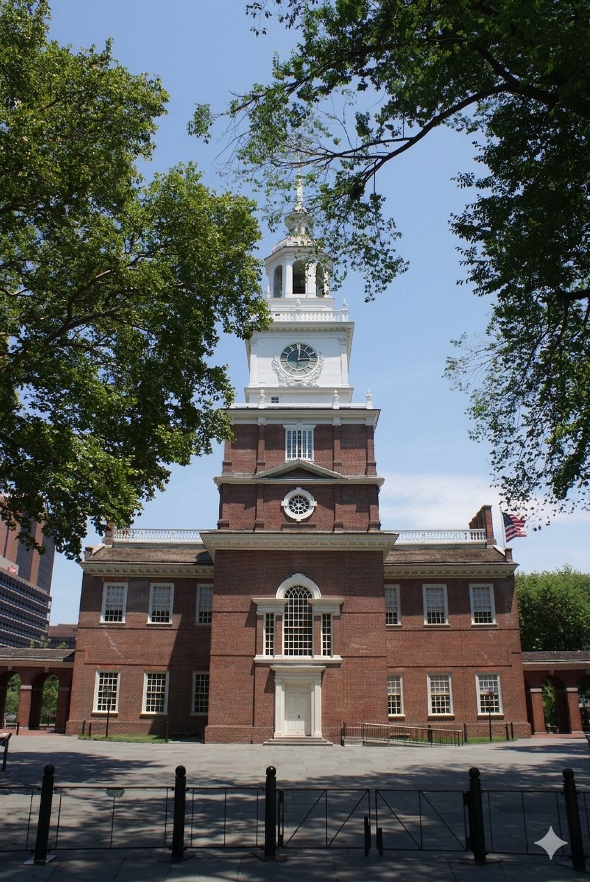Independence Hall rear view